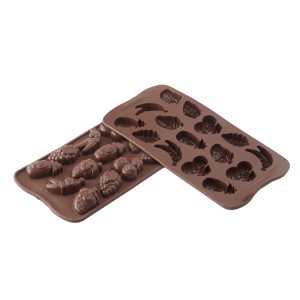 SILIKOMART STAMPO SILICONE EASYCHOC FRUIT FRUTTA CIOCCOLATINI SCG 32